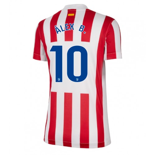 Atletico Madrid Alex Baena #10 Prima Maglia Femmina 2025-26 Manica Corta